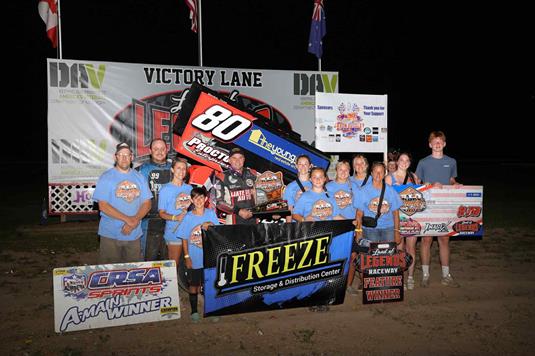 Parrow Beats the Heat to Win Jason Quigley Memorial, Scores $1750 Payday at Land of Legends