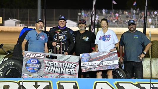 Wyatt Burks Banks Victory with POWRi WAR/MWRA at Lake Ozark Speedway