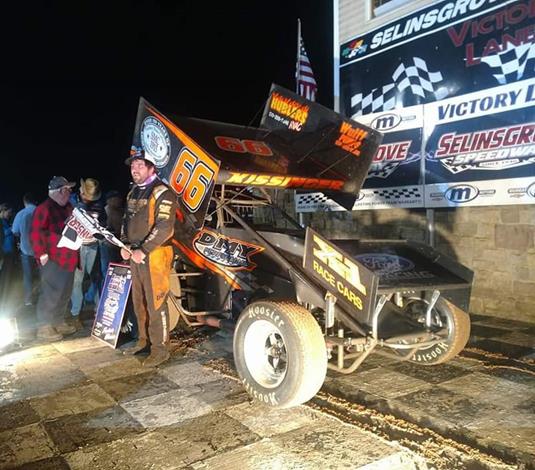 X-1 Race Cars Client Ryan Kissinger Earns URC Win at Selinsgrove Speedway