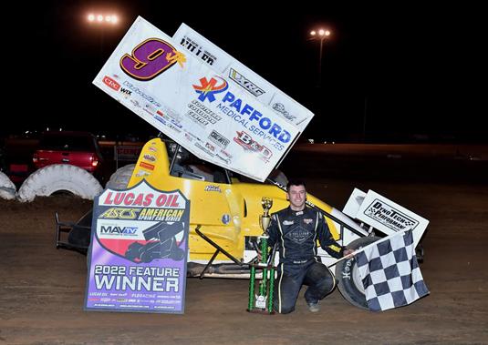 Hagar Hustles to ASCS National Tour Victory at I-30 Speedway