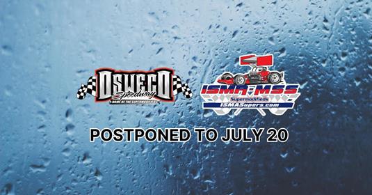 Rain Postpones Saturday's ISMA/MSS Winged Challenge to July 20th, Sets Up 2-Day 'Super Spectacle' for Oswego Novelis Supers and Winged ISMA/MSS