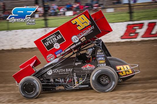 Kevin Swindell and Spencer Bayston Make Gains During Eldora Doubleheader