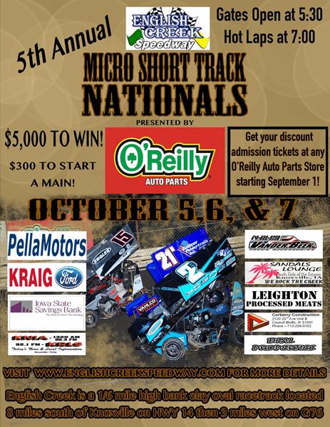 Micro Short Track Nationals- Rules 2017