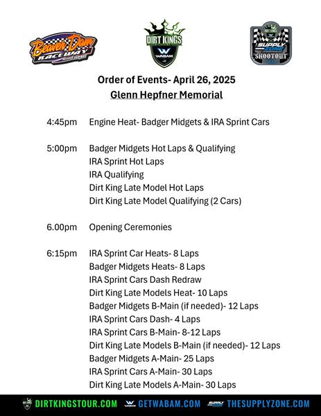 AFS Badger Midgets Set for Tonight's Glenn Hepfner Memorial at Beaver Dam