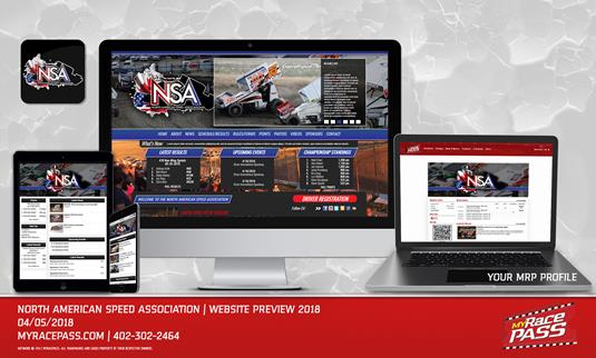 MyRacePass Develops New Series Website for North-American Speed Association