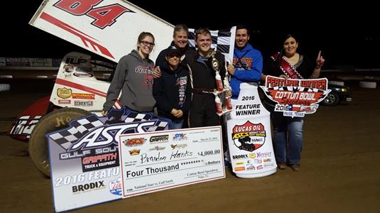 Hanks Earns First Career ASCS National Tour Triumph at Cotton Bowl