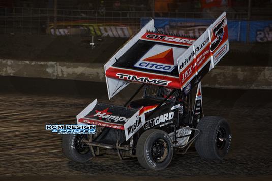 Timms Puts On Hard Charge With Xtreme Outlaw Midgets During Double Duty Outing at I-55 Raceway