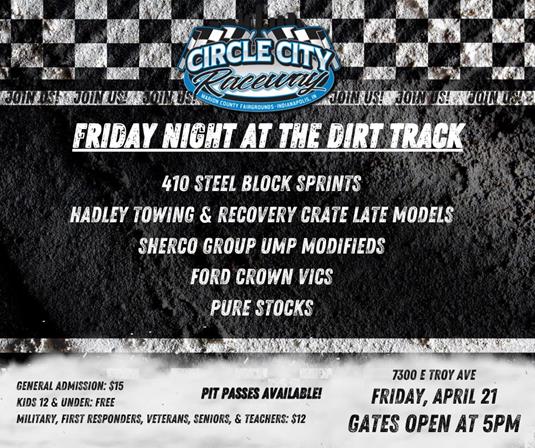 Circle City Raceway's Friday Night at the Dirt Track
