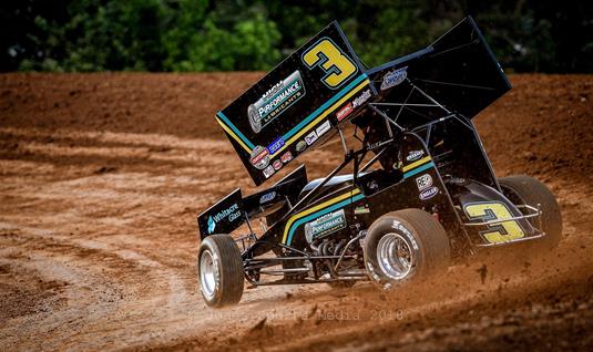 Swindell Charges From 16th to Second During ASCS National Tour Race at I-30 Speedway