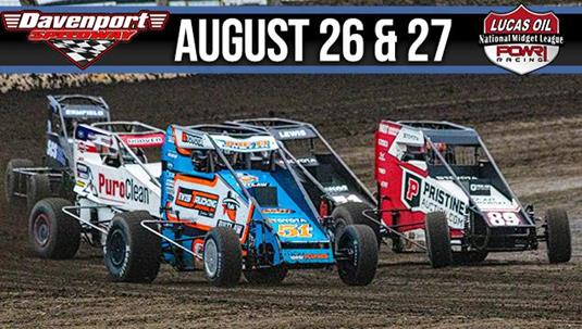 Davenport Debut Approaches for POWRi/Xtreme National Midgets on August 26-27