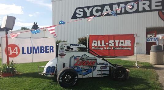 "Midgets Saturday at Sycamore Speedway"   "Probst looking to improve from second place"