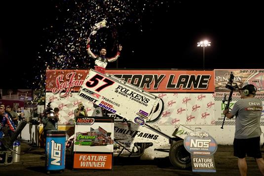 Larson Edges Bayston by 0.085 Seconds to Top Huset’s Hustle Preliminary Night at Huset’s Speedway