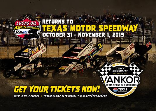 Need To Know: American Sprint Car Series at Texas Motor Speedway