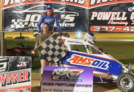 Karpowicz and Lacombe Win at Sabine Speedway with NOW600 Ark-La-Tex