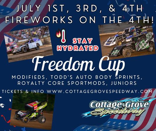 FREEDOM CUP IS GONNA BE A HOT ONE THIS YEAR, BE SURE TO STAY HYDRATED!!