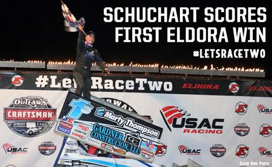 Schuchart Scores First Eldora Win
