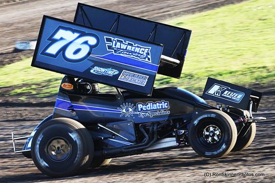 Lawrence Overcomes Brake Problem to Garner Top 10 with Sprint Bandits