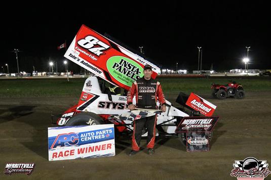 SHONE EVANS CLAIMS FIRST SOUTHERN ONTARIO SPRINTS VICTORY