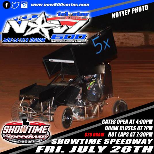 Showtime Speedway Next Up for NOW600 Tel-Star Ark-La-Tex Region