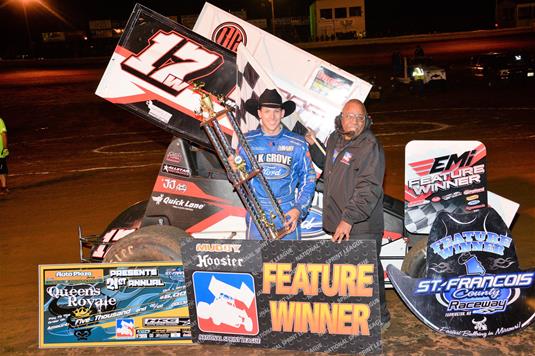 Golobic Captures National Sprint League’s Queen’s Royale With Last-Lap Pass at St. Francois County Raceway