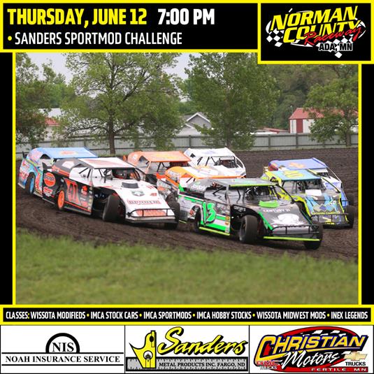 CANCELED: Thursday, June 12 - Sanders SportMod Challenge
