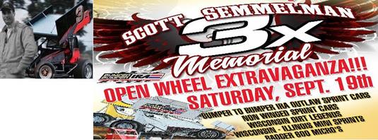 BEAVER DAM HOSTS SCOTT SEMMELMANN MEMORIAL OPEN WHEEL EXTRAVAGANZA WITH FOUR DIVISIONS OF SPRINT RACING ON TAP!