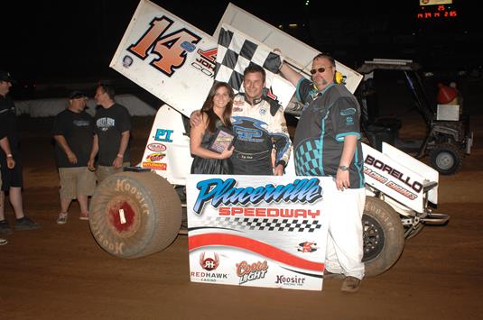 Hirst wins electrifying sprint car feature at Placerville Saturday