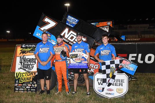 SUNSHINE BRIGHT LIKE A DIAMOND: Tyler Courtney Scores Lucas Oil Prelim Win from 9th