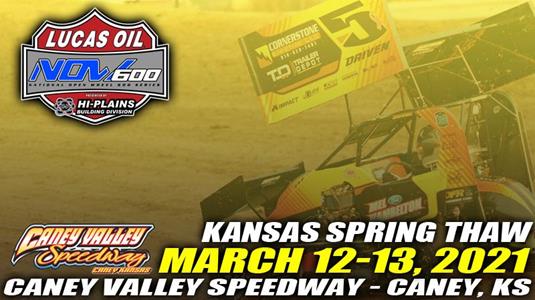 Caney Valley Speedway Added to Lucas Oil NOW600 National Schedule on March 12-13