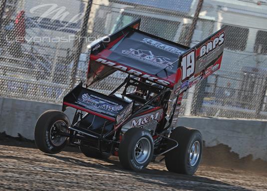 Brent Marks ended California swing with three feature starts in four days