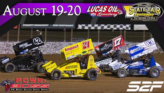 Iconic Missouri Venues Approach August 19-20 for POWRi 410 BOSS