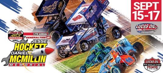 Hockett/McMillin Memorial Entry List At 45 And Growing For The Lucas Oil American Sprint Car Series