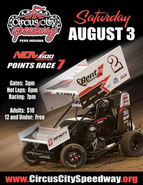 Points Racing Resumes this Saturday at Circus City Speedway