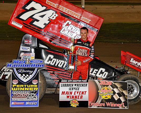Jake Bubak Proves Dominance at Dodge City Raceway Park for Sprint Car Nationals Opener Night with United Rebel Sprint Series