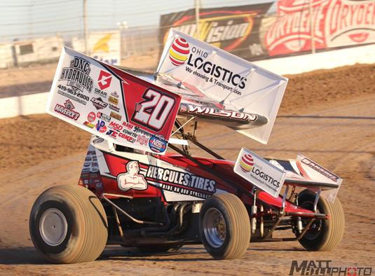 Wilson Records Top-Five Finish During World of Outlaws Race at Eldora Speedway