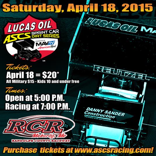 Lucas Oil ASCS Gearing up For Randolph County Raceway Debut