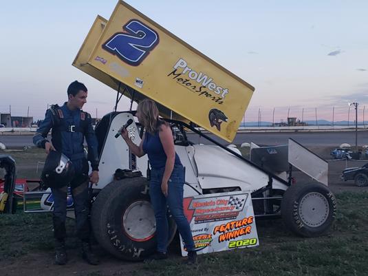 Setters Sweeps Rocky Mountain Sprint Car Series Show at Electric City Speedway
