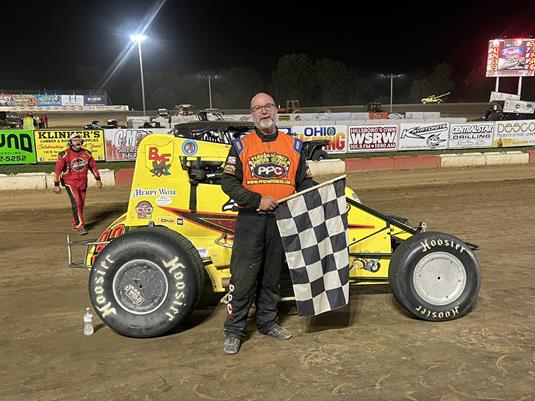 Mike Miller Victorious in POWRi BOSS at Atomic Speedway