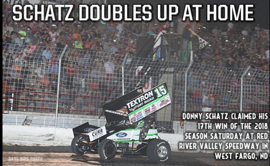 Donny Schatz Sweeps Weekend at Home with 17th Win of 2018 at Red River Valley
