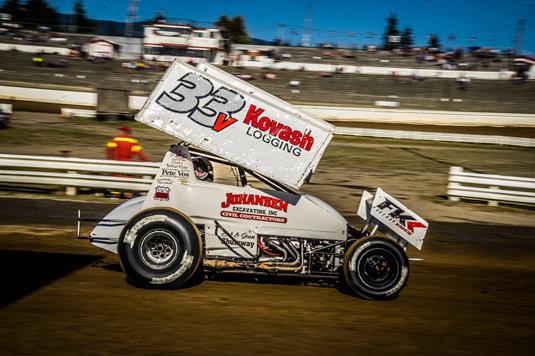 Van Dam Satisfied With Speed During World of Outlaws Season Debut