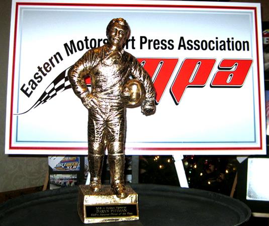 Eastern Motorsport Press Association Names World of Outlaws STP Sprint Car Series Champion Daryn Pittman the Al Holbert National Driver of the Year
