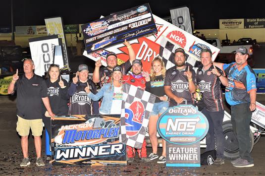 Schuchart Crowned AGCO Jackson Nationals Champion After Thrilling World of Outlaws Feature at Jackson Motorplex
