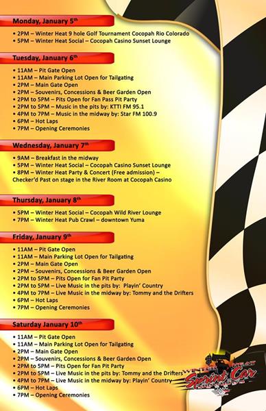 Local Community Providing Events Around Winter Heat Sprint Car Showdown