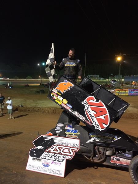 Michael Miller Rolls Turkey With Lucas Oil ASCS Southern Outlaw Sprints