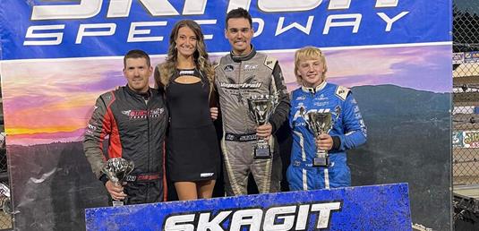 Starks Posts Fourth 410 Feature Victory This Season at Skagit Speedway