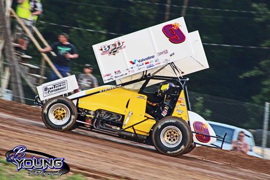 Hagar Charges to Top Five in Sprint Car and Posts Best Midget Result of Season at I-30