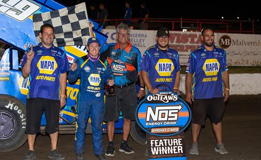 ‘GOOD TO BE BACK’: Brad Sweet Returns To Victory Lane At I-80 Speedway
