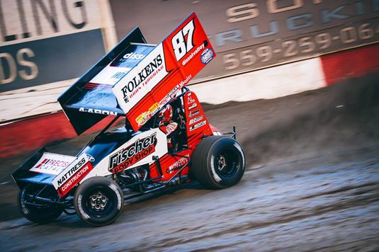 Reutzel Finishes Out World of Outlaws California Swing after Best Finish of the Year