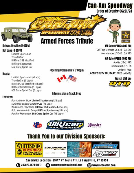 Armed Forces Tribute - Event Specials!