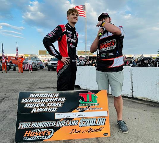 Timms caps off Memorial Day weekend with top-10 finish at Husets
